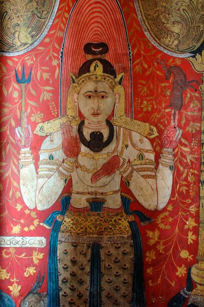 Mural on the Walls of Kelaniya Temple, Kelaniya Vihara, Sri Lanka by Unknown